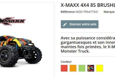 Test et avis sur le Monster Truck X Maxx Traxxas